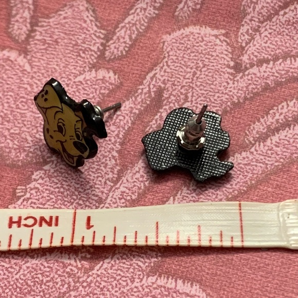 Vintage Disney 101 Dalmatians Dalmatian Earrings - Picture 5 of 5